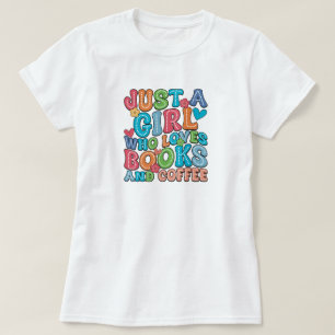 T-shirt Amoureux des livres et du café
