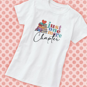 T-shirt Amoureux des livres un chapitre de plus