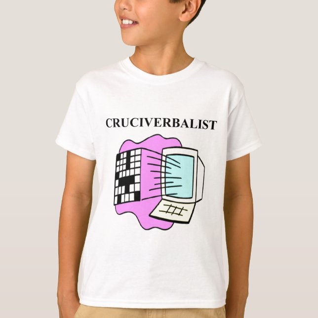 T-shirt amoureux des mots croisés (Devant)