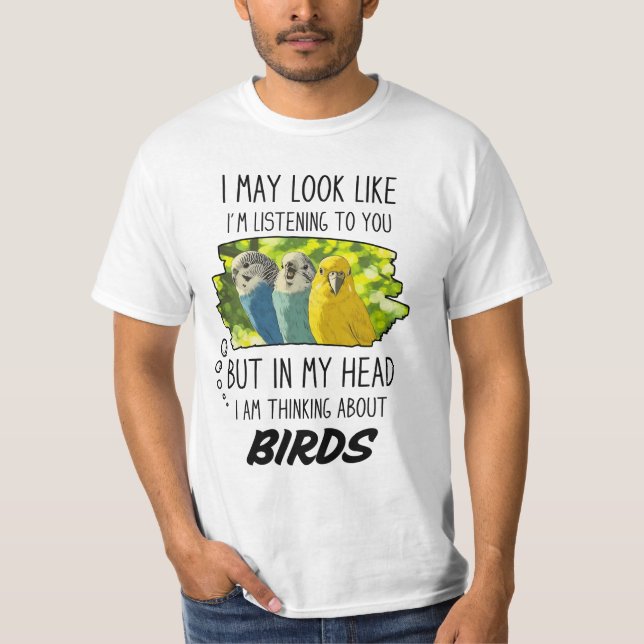 T-shirt Amoureux des oiseaux (Devant)