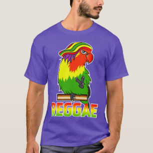 T-shirt Amoureux des oiseaux du reggae de perroquets