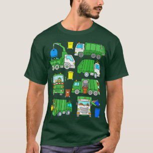 T-shirt Amoureux des ordures de camion-poubelle Trump Truc