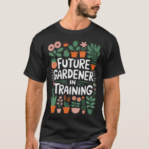 T-shirt Amoureux des plantes pour enfants de jardinier et