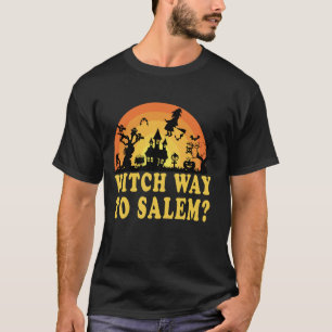 T-shirt Amoureux des sorcières de Salem Halloween épouvant