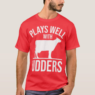 T-shirt Amoureux des vaches éleveur de bétail - Joue bien