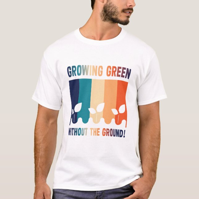 T-shirt amoureux d'hydroponie  (Devant)
