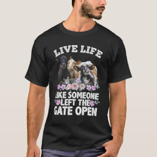 T-shirt Amoureux drôle de vache pour hommes femmes génisse
