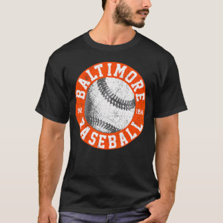 T-shirt Amoureux Du Baseball De Baltimore