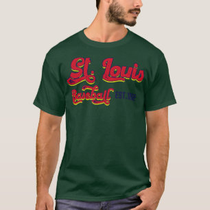 T-shirt Amoureux du baseball vintage St Louis Est 1882
