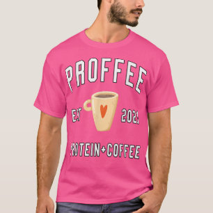 T-shirt amoureux du café protéique