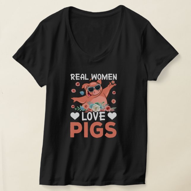 T-shirt Amoureux du cochon fou (Poser)