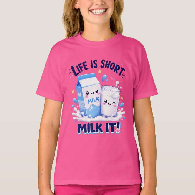 T-shirt Amoureux du Lait Mignon (Devant)
