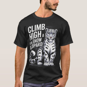 T-shirt Amoureux du léopard des neiges Faune Animal Sauvag