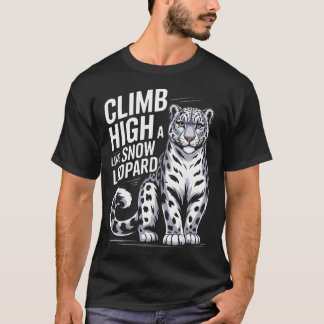 T-shirt Amoureux du léopard des neiges Faune Animal Sauvag