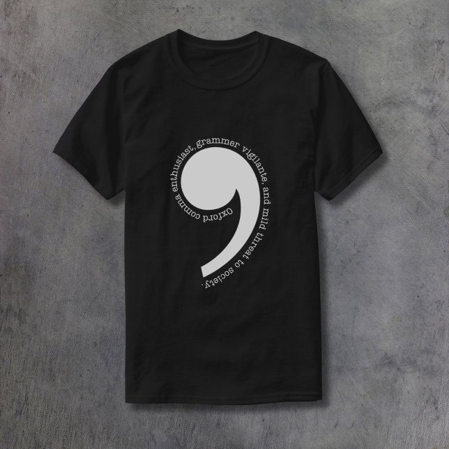 T-shirt Amoureux du Oxford Comma (Créateur téléchargé)