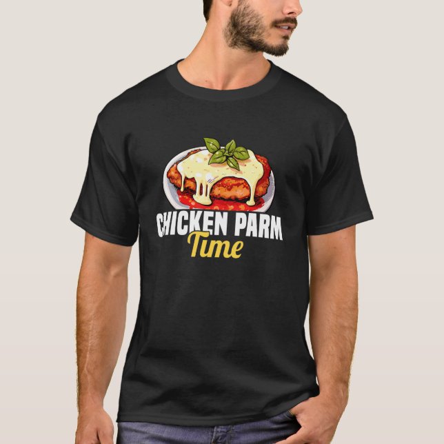 T-shirt Amoureux du Parmesan de Poulet (Devant)
