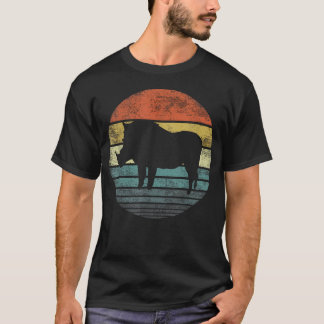 T-shirt Amoureux du phacochère drôle rétro vintage animal 