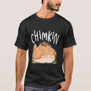 T-shirt Amoureux du poulet au poulet au poulet gras amusan