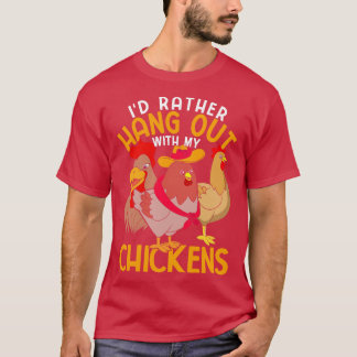 T-shirt Amoureux du poulet fermier agriculture ferme anima