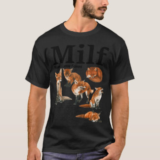 T-shirt Amoureux du renard faune animal sauvage mème homme