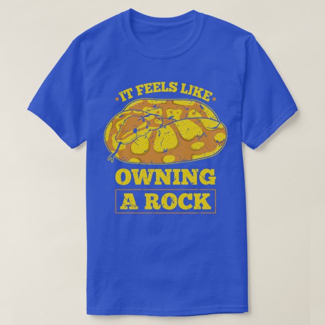 T-shirt Amoureux du serpent rocher de Ball Python (Design devant)