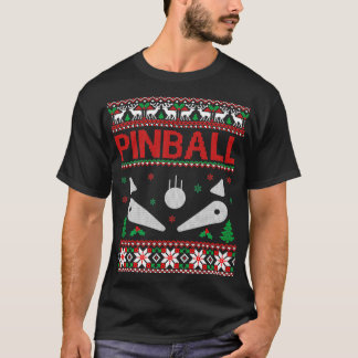 T-shirt Amoureux du sport de Pinball Père Noël laide Pinba