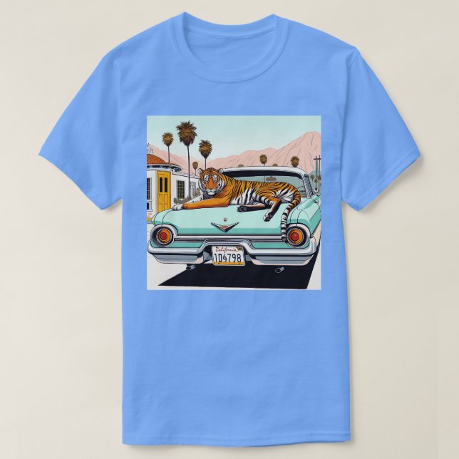 T-shirt Amoureux du tigre d'été drôle Motel 2024 (Design devant)