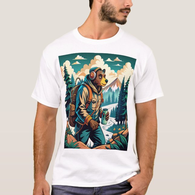 T-shirt amoureux du trekking (Devant)