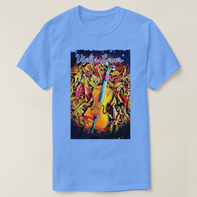 T-shirt amoureux du violon 2 (Design devant)