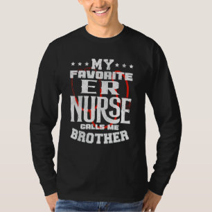 T-shirt Amoureux en soins infirmiers amusant Graphisme Frè