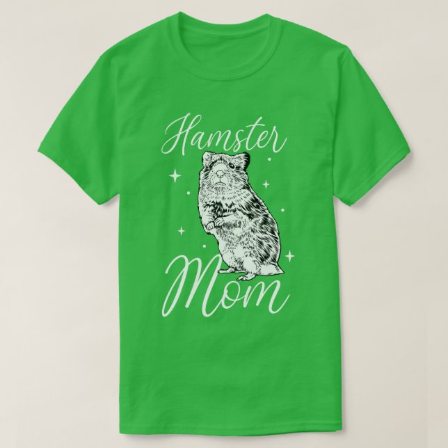 T-shirt Amoureux Hamster Maman (Design devant)