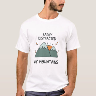 T-shirt Amoureux Montagnes Nature Lover