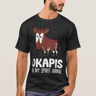 T-shirt Amoureux Okapi Drôle Okapis Sont Mon Esprit