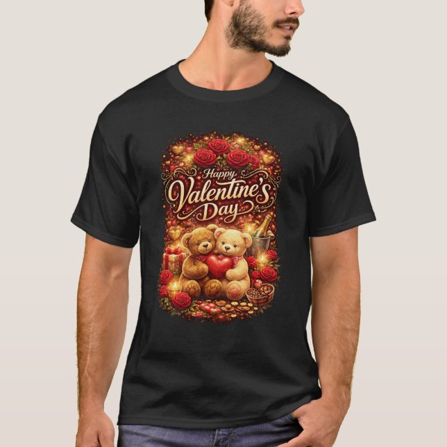 T-shirt Amoureux pour toujours (Devant)