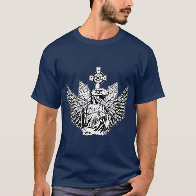 T-shirt Amours de Raptor Jésus vous (Devant)