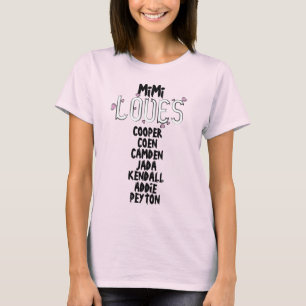 T-shirt AMOURS MiMi PERSONNALISÉS ses grandkids
