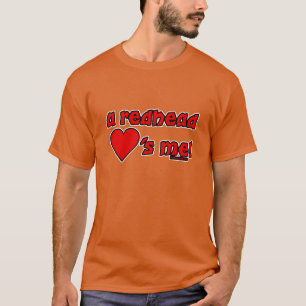 T-shirt Amours roux je