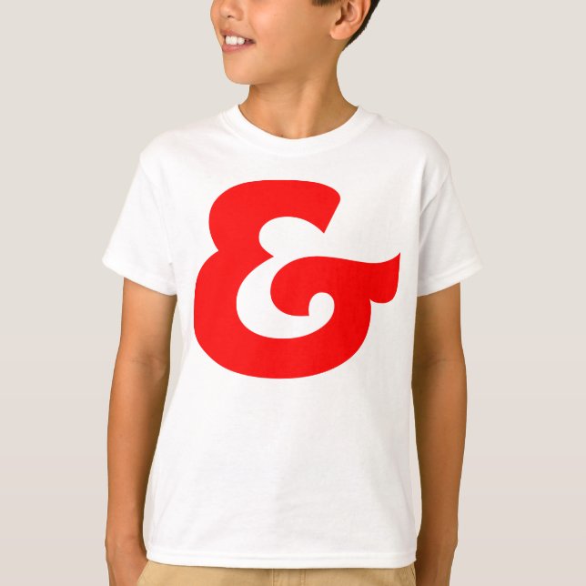 T-shirt Ampersand (Devant)