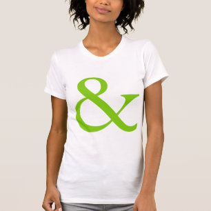 T-shirt Ampersand - Martian Green
