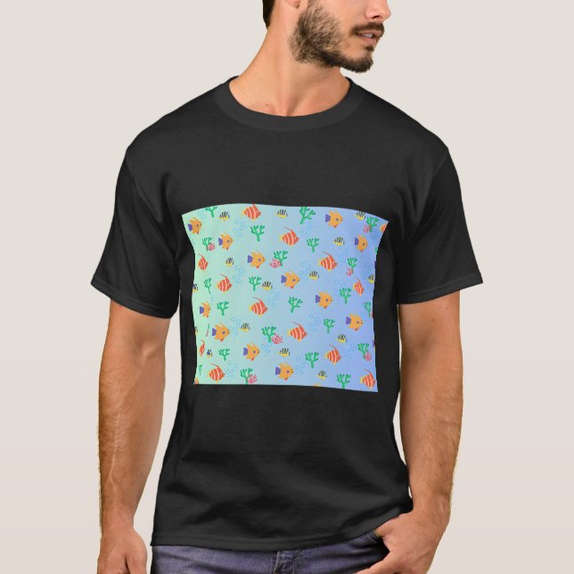 T-shirt Amphiprion et la mer (Devant)