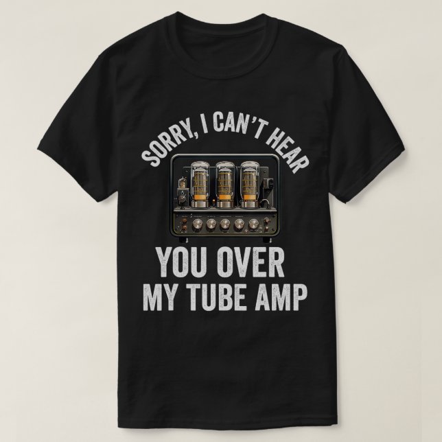T-shirt Amplificateur Amp Tube Vacuum Audio analogique Va (Design devant)