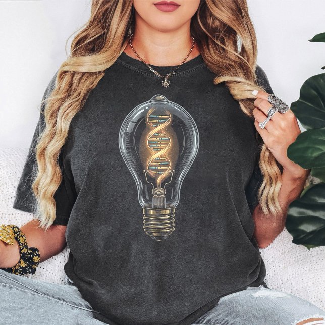 T-shirt Ampoule ADN Idée Scientifique Innovation Génétique (Créateur téléchargé)
