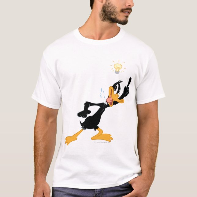 T-shirt Ampoule au-dessus de la tête de DAFFY DUCK™ (Devant)