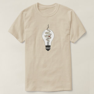 T-shirt Ampoule de lumière de l'autoroute de la ville - T-