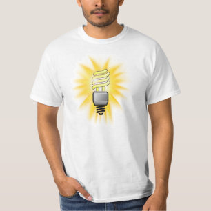 T-shirt Ampoule lumineuse CFL Energy Saver