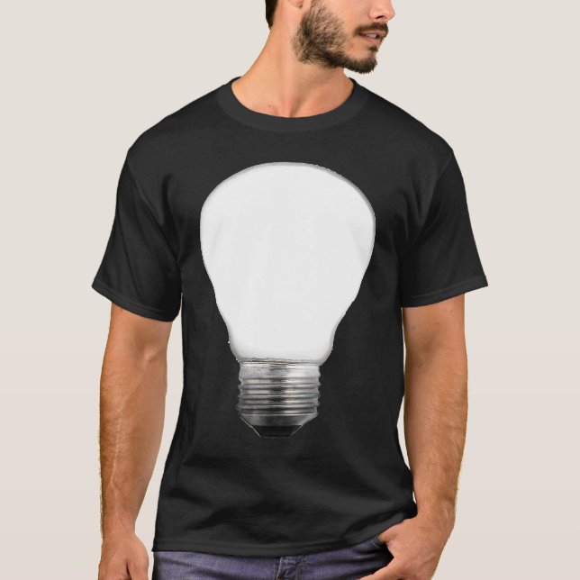 T-shirt Ampoule lumineuse géante (Devant)