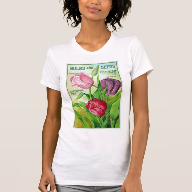 T-shirt Ampoules et graines 1912 de Perry (Devant)