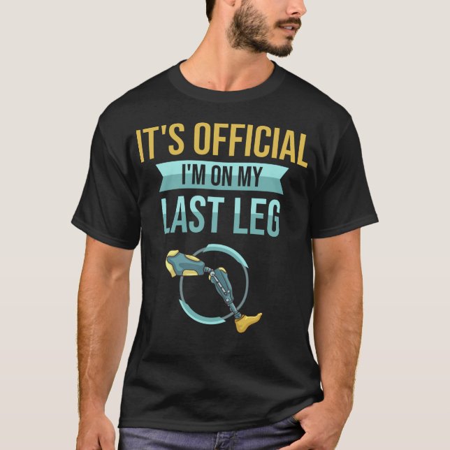 T-shirt Amputation d'amputation de jambe prothétique de ja (Devant)