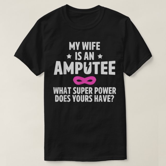T-shirt Amputé Humour Femme bras de jambe Drôle Cadeaux de (Design devant)