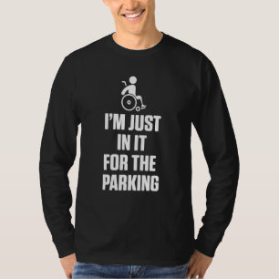 T-shirt Amputé Humour Parking Jambe Bras Drôle Récupératio